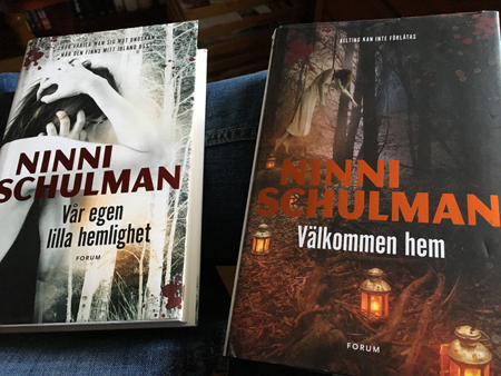 Ninni Schulmanböckerna Vår egen lilla hemlighet och Välkommen hem