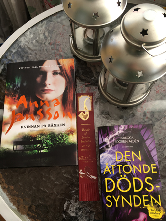 Böckerna Kvinnan på bänken och Den åttonde dödssynden