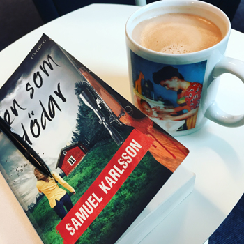 Boken Den som dödar och choklad på jobbet