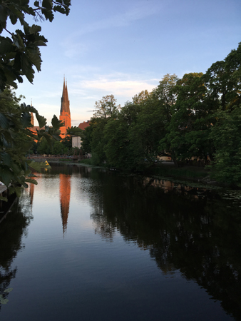 Domkyrkan sedd från ån