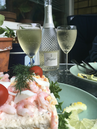 Räkstubbe och Freixnet Prosecco