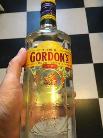 Gordons gin en flaska