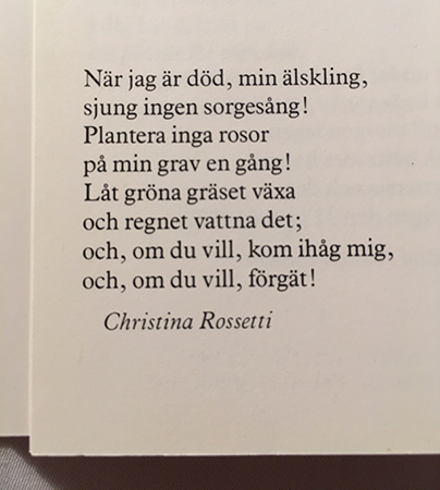 Citat Christina Rossetti