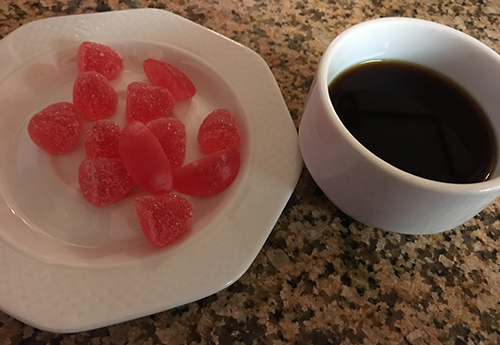 Karameller och kaffe