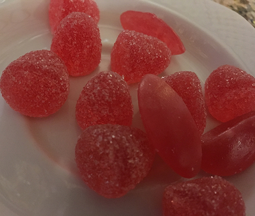 Gelehallon och hallonbåtar