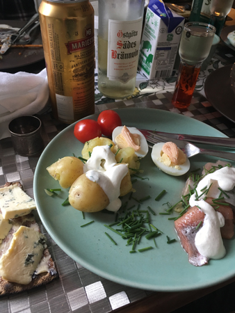 Sill och potatismiddag
