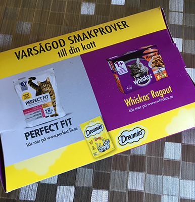 Smakprover från Whiskas