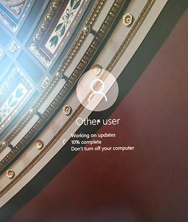 Other user på jobbdatorn
