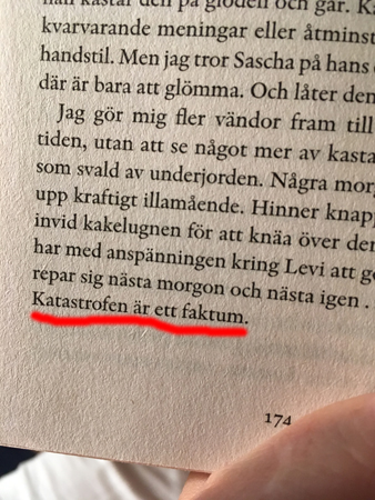 Katastrofen är ett faktum