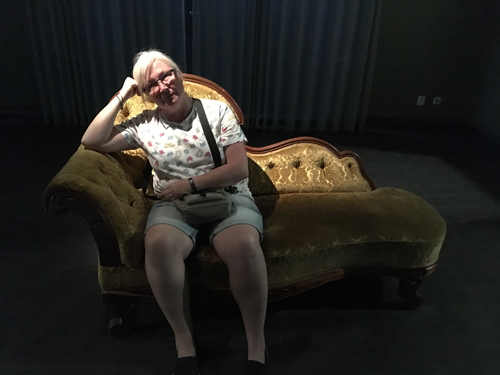 Anna vilar på Fotografiska