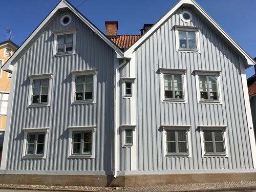 Blått hus i Vadstena