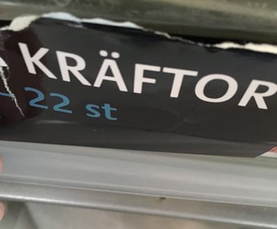 Kräftor 22 st