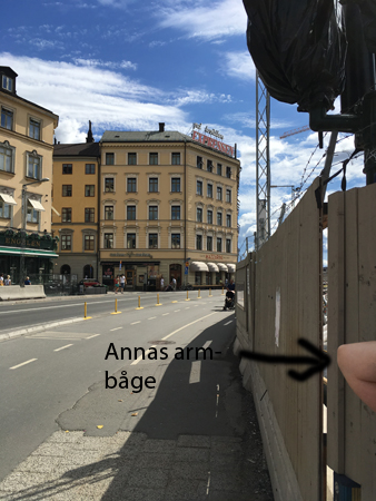 På väg från Gamla stan till Slussen