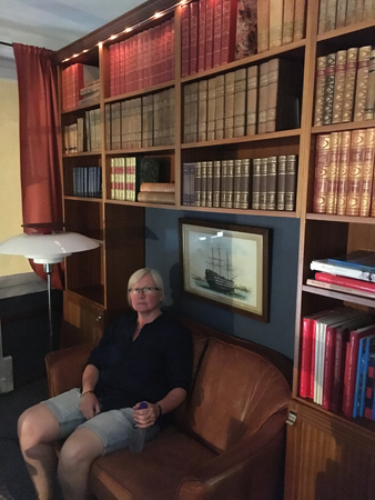 Bibliotek på Lord Nelson Hotel Anna