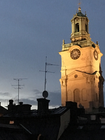 Storkyrkan från hotellets takterrass