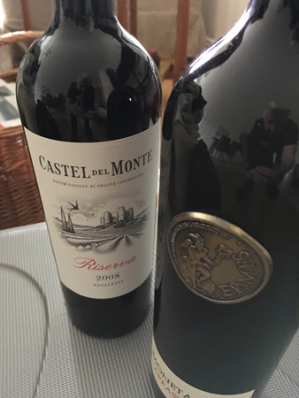 Castel del Monte Ragaletti 2008 och Moneta Reale 2017