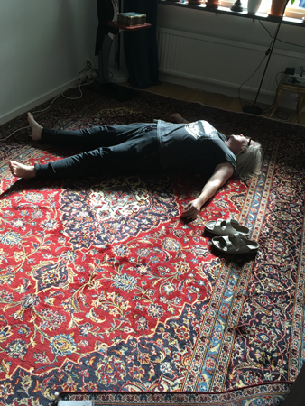 Vardagsrumsmattan och Anna