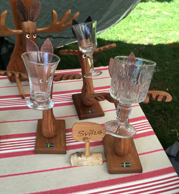 Snapsglas Svälg på Ulva marknad