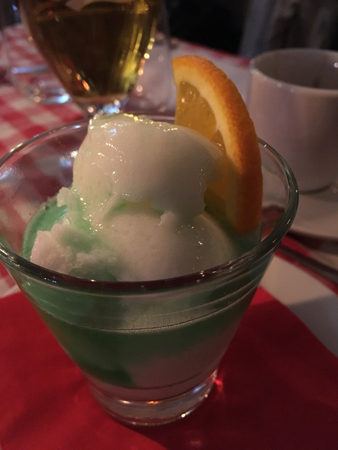 Gelato al limone italiano