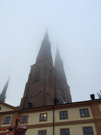 Domkyrkotornen från St Eriks torg