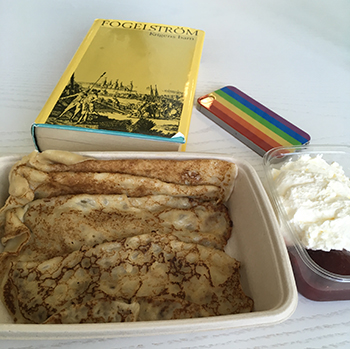 Pannkakor och boken Krigens barn