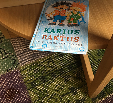 Thorbjörn Egners bok Karius och Baktus