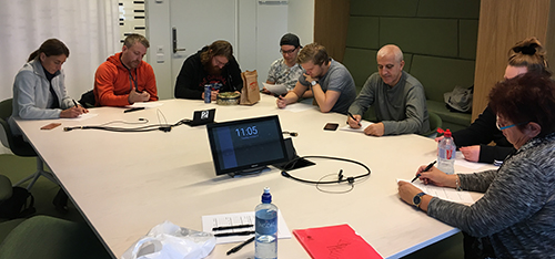 Team IT Servicedesk och klientstöd kommunikationsövar