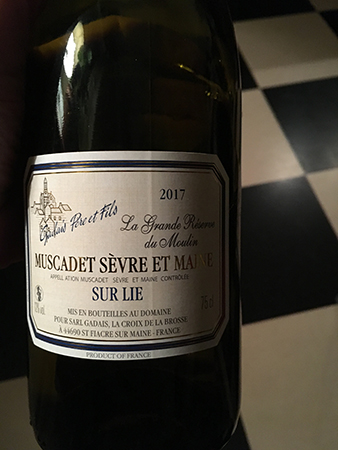 Muscadet Sèvre et Maine 2017