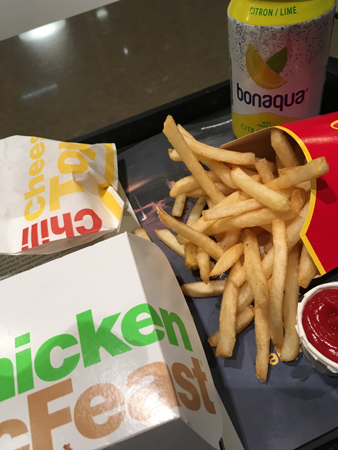 Chicken Mc Feast på Donken