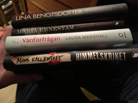 Böckerna Francesca Innanför murarna Vänförfrågan o Himmelskriket