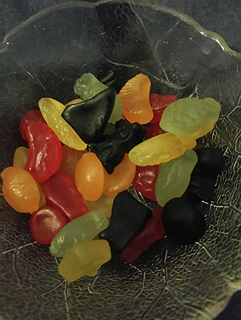 Gott och blandat i skål