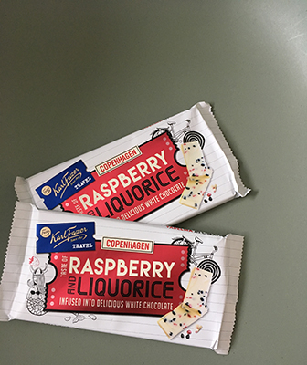 Karl Fazer Travel Copenhagen Raspberry and liquorice Karl Fazer Travel Copenhagen Raspberry and liquorice