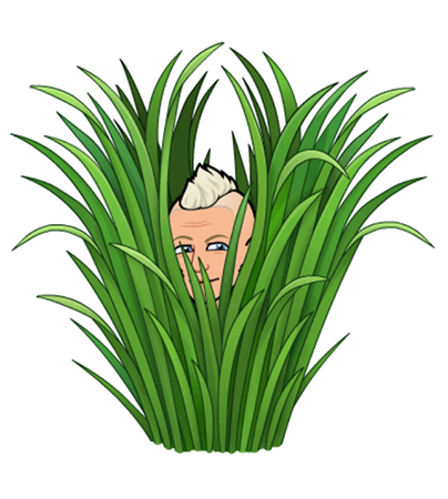 Jag som bitmoji i buske Jag som bitmoji i buske