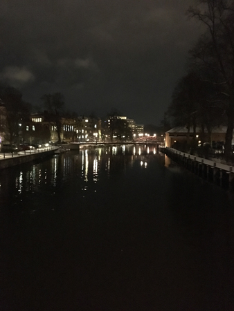 Fyrisån decemberkväll
