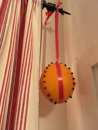 Apelsin med nejlikor