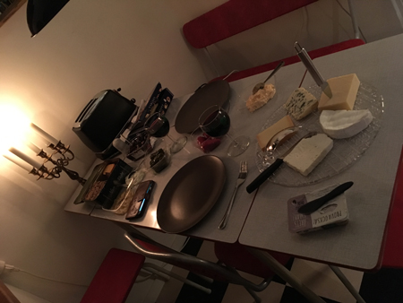 Uppdukat för lördagsfest