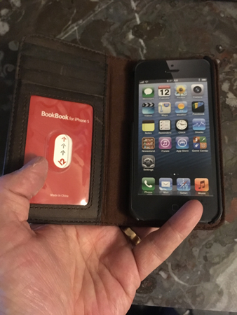 Insidan på mobilfodralet