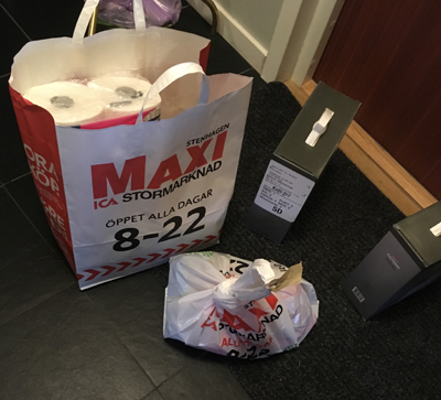 Varor från ica maxi 1