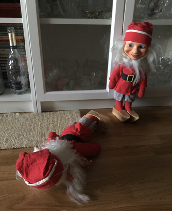 Tomte har ramlat