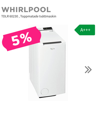 Tvättmaskin Whirlpool tdlr 60230