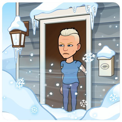 Bitmoji Tofflan gillar inte snö