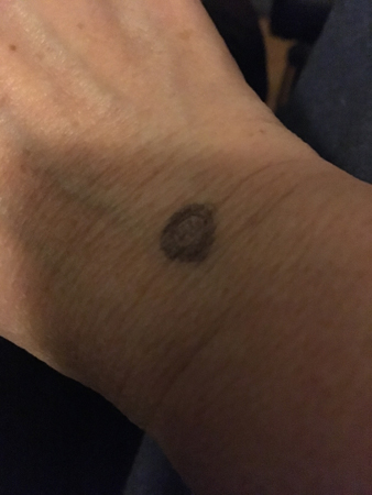 Stämpel på handen