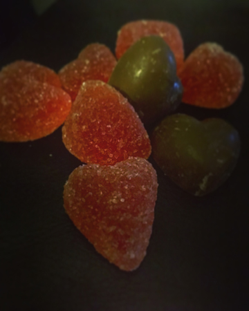 Geléhjärtan och chokladhjärtan