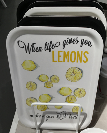 Bricka When life gives you lemons