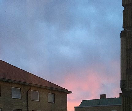 Februarimorgonhimmel