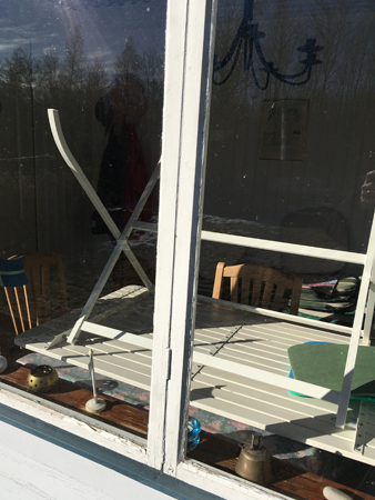 Verandan sedd utifrån