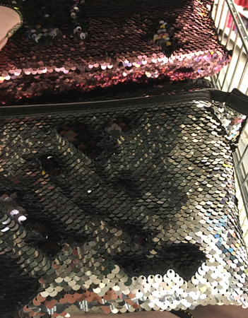 Sminkväskor med paljetter