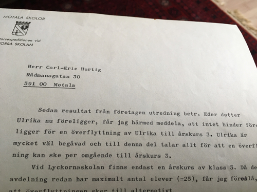 Brev till pappa om hans mycket väl begåvade dotter