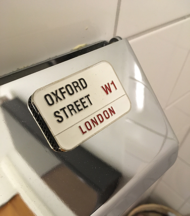 Magnet Oxford street toapappershållaren gästtoan