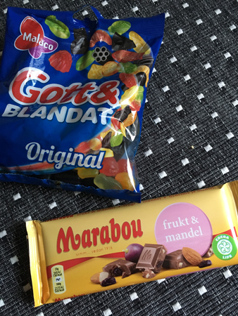 Gott o blandat och Frukt och mandel